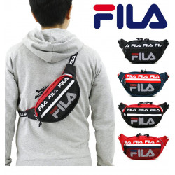 日沖Fila 新作網紋單肩包